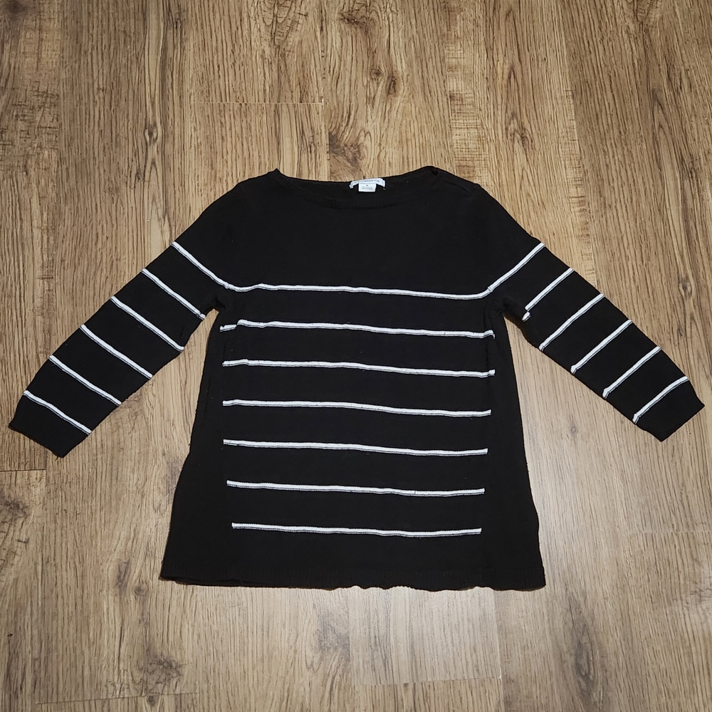 Liz Claiborne Black Cotton Shirt